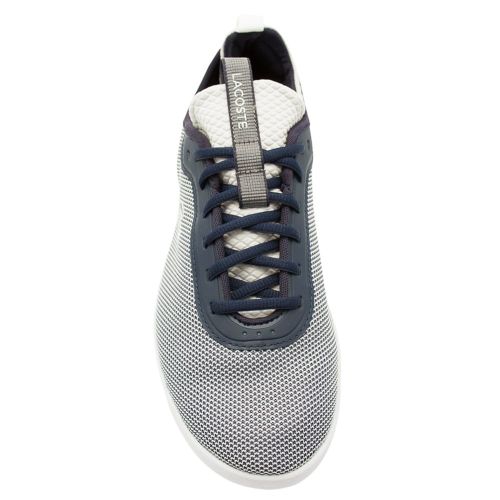 Mens Navy & White LT Spirit 2.0 Trainers 14336 by Lacoste from Hurleys