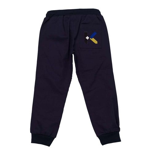 Boys Electric Blue Quilted Sweat Pants 91756 by Kenzo from Hurleys