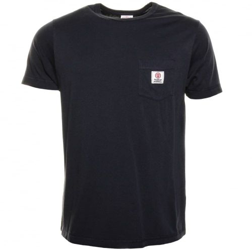 Mens Navy Small Logo Pocket S/S Tee Shirt 42241 by Franklin + Marshall from Hurleys