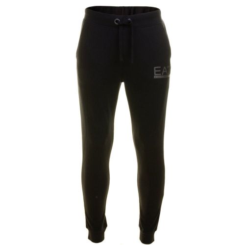 Mens Black Training Logo Series Cuffed Track Pants 64337 by EA7 from Hurleys