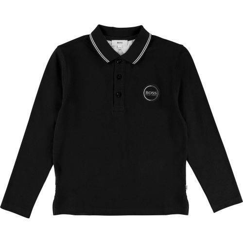 Tipped L/s Polo Shirt 33980 by BOSS from Hurleys