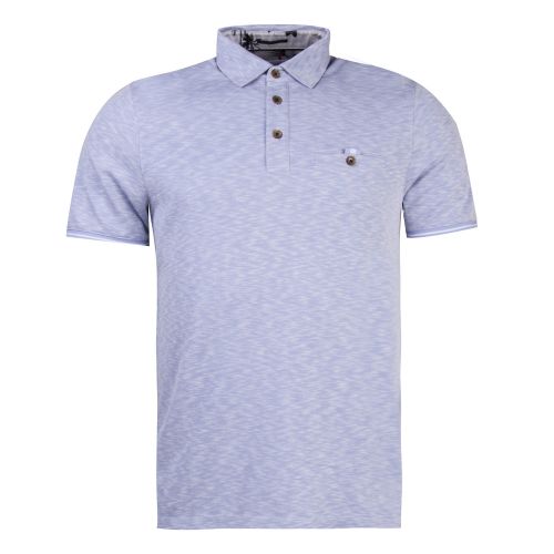 Mens Blue Alsort Oxford S/s Polo Shirt 28274 by Ted Baker from Hurleys
