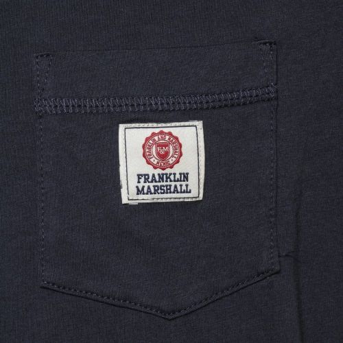 Mens Navy Small Logo Pocket S/S Tee Shirt 42242 by Franklin + Marshall from Hurleys
