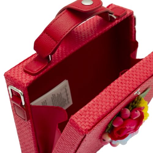 Girls Strawberry Flower Woven Crossbody Bag 58372 by Mayoral from Hurleys