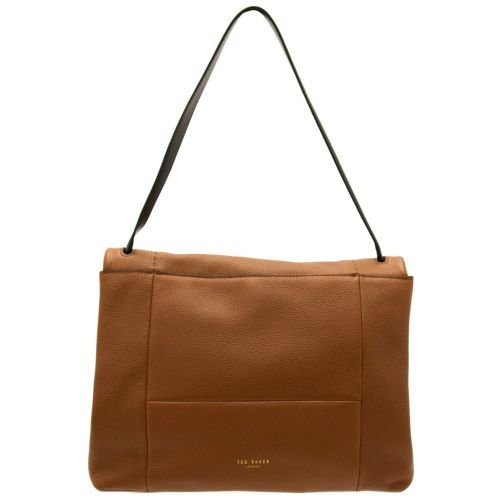 Womens Brown Proter Unlined Soft Leather Shoulder Bag 62966 by Ted Baker from Hurleys