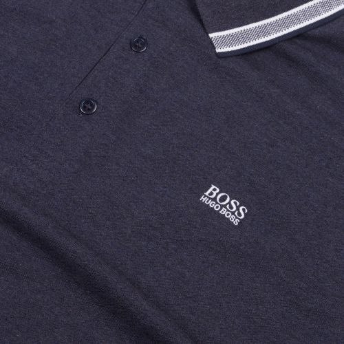 Athleisure Big & Tall Mens Blue B-Plisy L/s Polo Shirt 45145 by BOSS from Hurleys