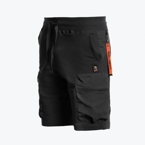 Mens Black Irvine Sweat Shorts 104119 by Parajumpers from Hurleys