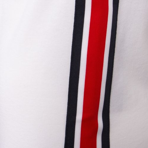 Mens White Stripe Tape S/s T Shirt 58814 by Emporio Armani Bodywear from Hurleys