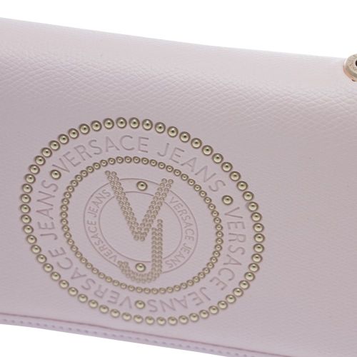 Womens Pink Embossed Purse With Chain 21801 by Versace Jeans from Hurleys