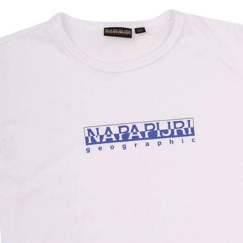 Kids Bright White S-Box 1 S/s T Shirt 107494 by Napapijri from Hurleys