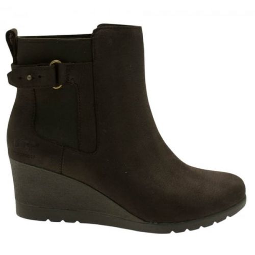 Womens Black Indra Wedge Boots 17443 by UGG from Hurleys