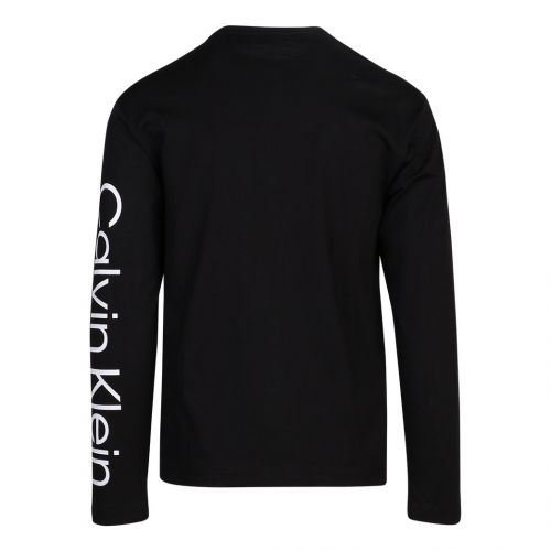 Mens Black Logo Coordinates L/s T Shirt 102889 by Calvin Klein from Hurleys