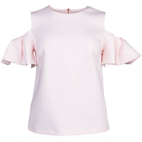 Womens Pale Pink Betey Cold Shoulder Top 18397 by Ted Baker from Hurleys