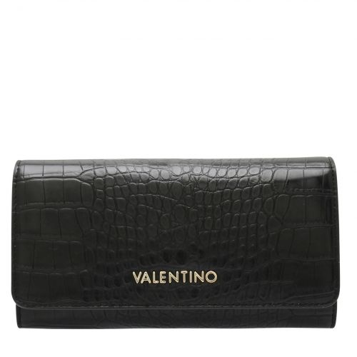 Womens Black Grote Croc Large Purse 79439 by Valentino from Hurleys