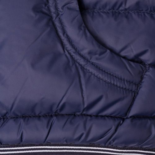 Boys Navy Branded Hooded Puffer Jacket 65455 by BOSS from Hurleys