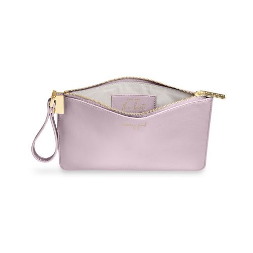 Womens Pale Lilac Amazing Friend Secret Message Pouch 81665 by Katie Loxton from Hurleys