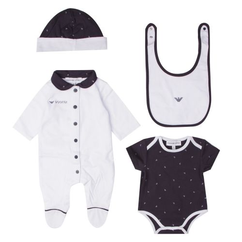 Baby White/Navy Outfit Gift Set 30734 by Emporio Armani from Hurleys