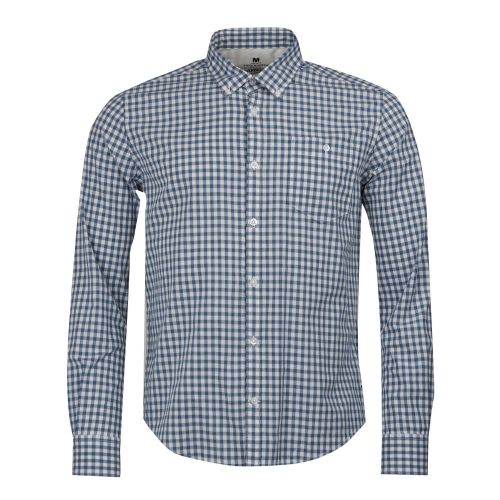 Steve McQueen™ Collection Mens Antique White Gingham L/s Shirt 38841 by Barbour Steve McQueen Collection from Hurleys