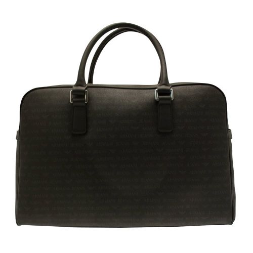 Mens Black Logo Travel Bag 69701 by Armani Jeans from Hurleys