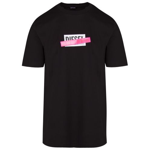 Mens Black T-Just-Die S/s T Shirt 40487 by Diesel from Hurleys
