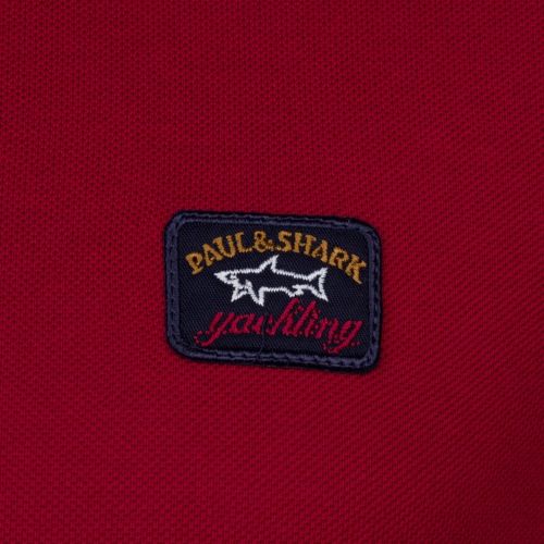 Paul & Shark Mens Red Shark Fit Basic S/s Polo Shirt 65023 by Paul And Shark from Hurleys