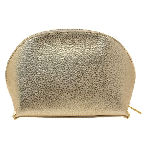 Womens Light Grey & Gold Ingril Leather Make Up Bag 63128 by Ted Baker from Hurleys