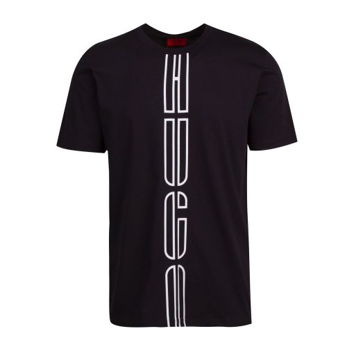 Mens Black Darlon203 Logo S/s T Shirt 74152 by HUGO from Hurleys