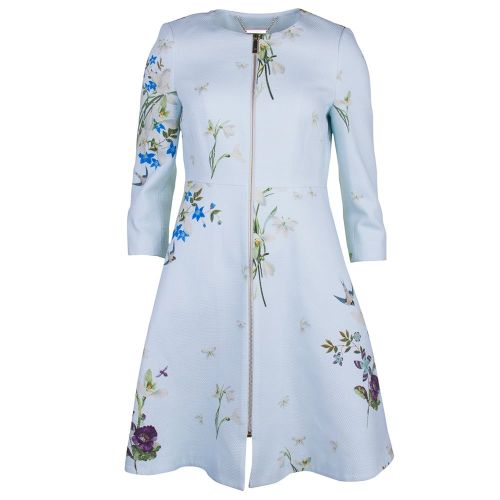 Womens Baby Blue Racheel Spring Meadow Coat 71633 by Ted Baker from Hurleys