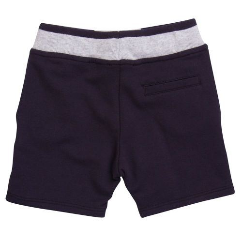 Baby Blue Branded Sweat Shorts 6469 by Armani Junior from Hurleys