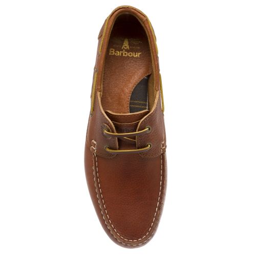 Mens Tan Capstan Boat Shoes 38866 by Barbour from Hurleys