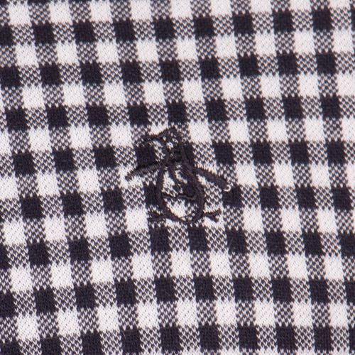 Mens Dark Sapphire Jacquard Gingham Tee Shirt 71193 by Original Penguin from Hurleys