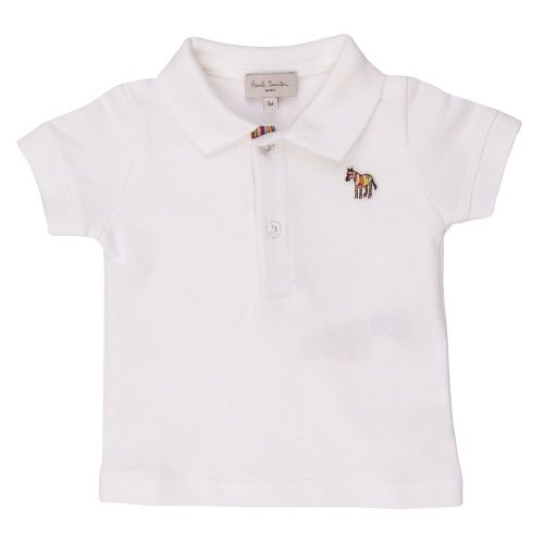 Baby White Naldrin Polo 70673 by Paul Smith Junior from Hurleys