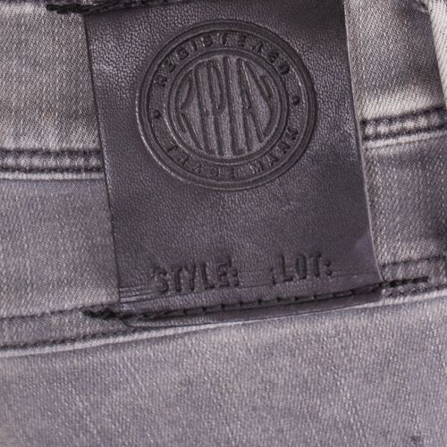 Mens Grey Wash Anbass Slim Fit Jeans 72612 by Replay from Hurleys