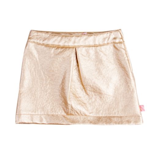 Girls Gold PU Skirt 70003 by Billieblush from Hurleys