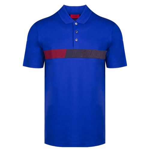 Mens Medium Blue Dantes S/s Polo Shirt 36774 by HUGO from Hurleys