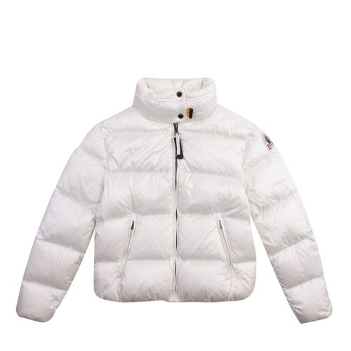 Girls Off White Pippa Padded Jacket 81409 by Parajumpers from Hurleys