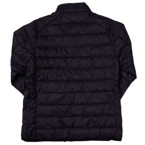 Boys Black Crossover Quilted Jacket 65752 by Barbour from Hurleys