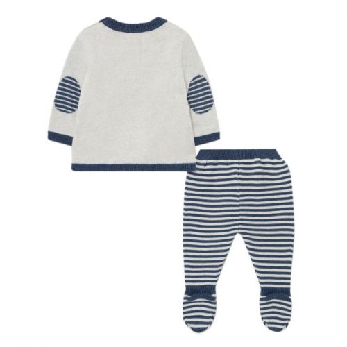 Baby Indigo Bear Knitted 2 Piece Set 96155 by Mayoral from Hurleys