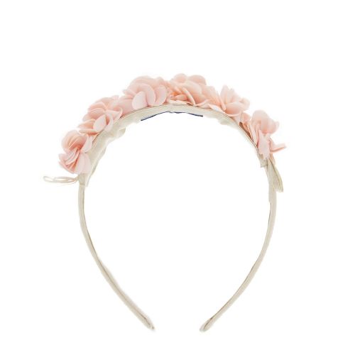 Girls Nude Pink Flower Headband 29911 by Mayoral from Hurleys