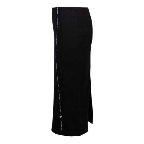 Womens Black Repeat Logo Milano Midi Skirt 101131 by Calvin Klein from Hurleys