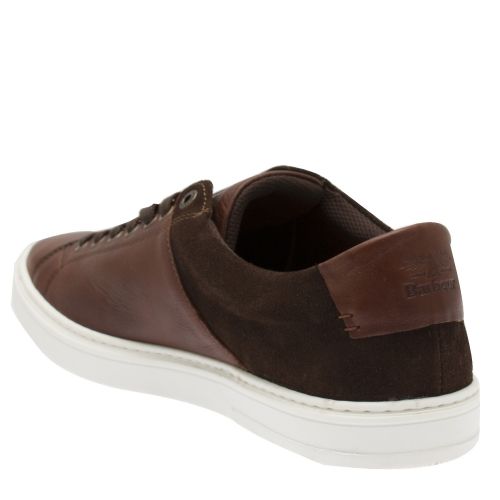 Mens Dark Brown Ariel Trainers 38871 by Barbour from Hurleys