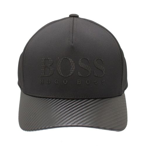 Athleisure Mens Black Cap-Carbon Cap 78895 by BOSS from Hurleys