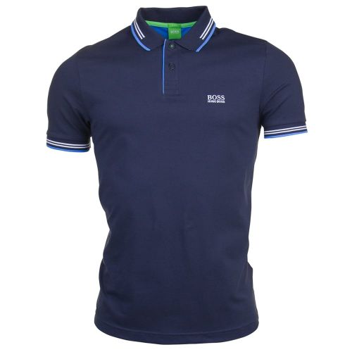 Mens Navy Paul S/s Polo Shirt 6613 by BOSS from Hurleys