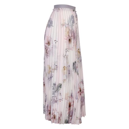 Womens Pale Pink Maziiy Woodland Pleated Skirt 54954 by Ted Baker from Hurleys
