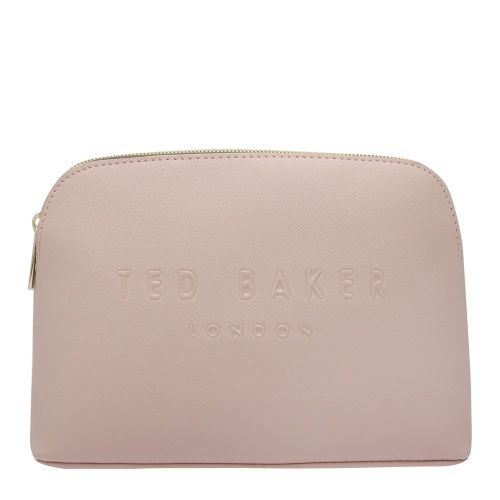 Womens Pink Lieaah Crosshatch Make Up Bag 87750 by Ted Baker from Hurleys