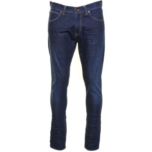 Mens 12.5oz F8.SO Blue Soak Wash ED-85 Slim Tapered Low Fit Jeans 18963 by Edwin from Hurleys