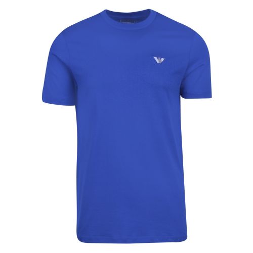 Mens Blue Small Logo S/s T Shirt 55560 by Emporio Armani from Hurleys