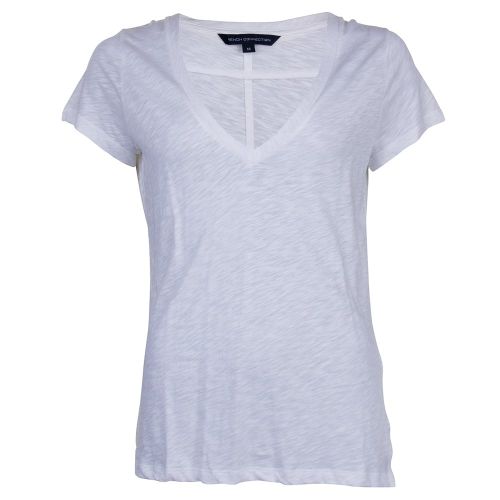 Womens Summer White Fresh Slub Jersey Top 70724 by French Connection from Hurleys