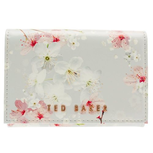Womens Light Grey Kane Oriental Blossom Small Purse 71969 by Ted Baker from Hurleys