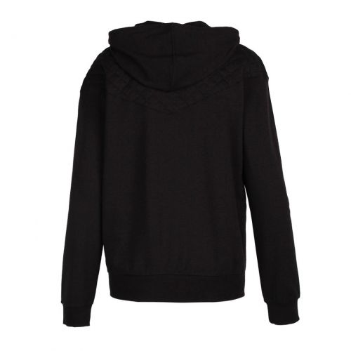 Womens Black Quilted Terry Hooded Tracksuit 95253 by Emporio Armani Bodywear from Hurleys